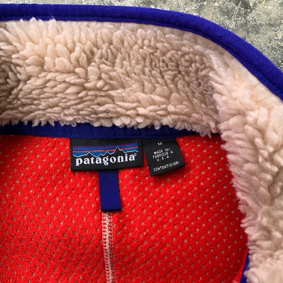 🐑Fall 2000 Patagonia Retro Pile Cardigan (Sz M) - Picture 5 of 11